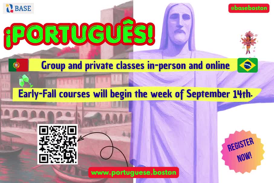 Register: Affordable Portuguese Classes in Boston (in-person and online courses) thumbnail